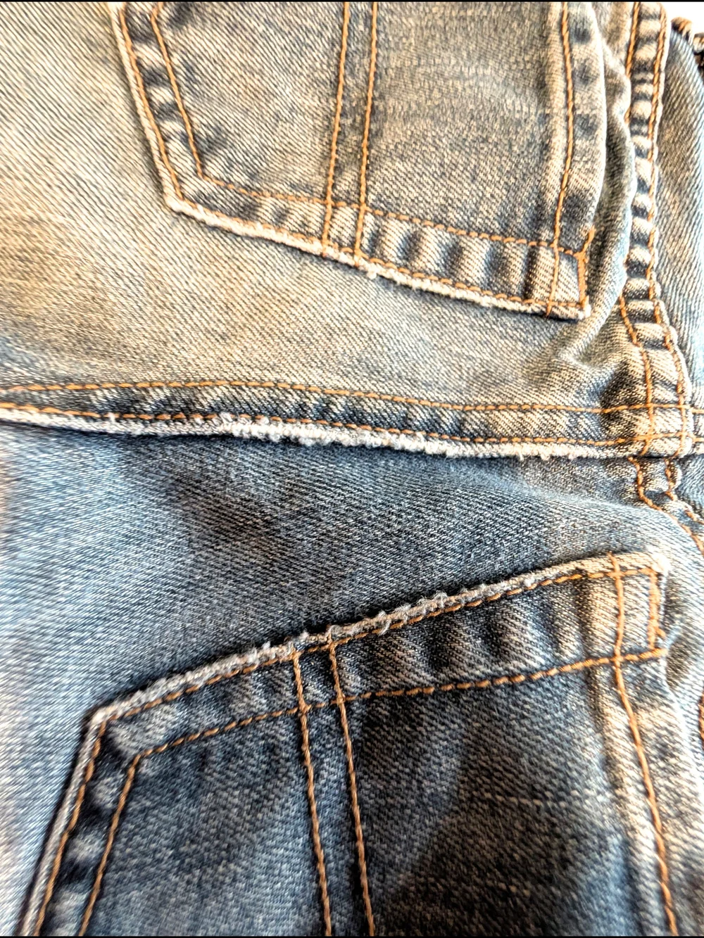 The Children's Place Boys Stretch Slim Bootcut Jeans Blue Size 5 Slim Distressed